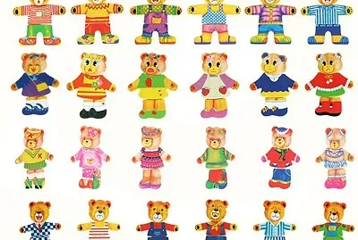 wooden bear puzzle