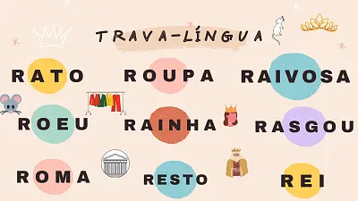 TRAVA-LÍNGUA jigsaw puzzle