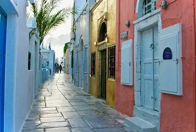 פאזל של Santorini-Grecia