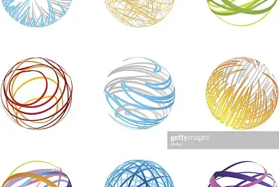 modern circles jigsaw puzzle