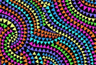 colorful triangles