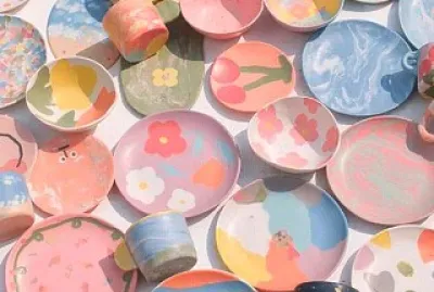 pequeños platos aesthetic