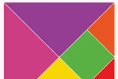 Tangram jigsaw puzzle