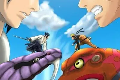 Sasuke vs naruto jigsaw puzzle