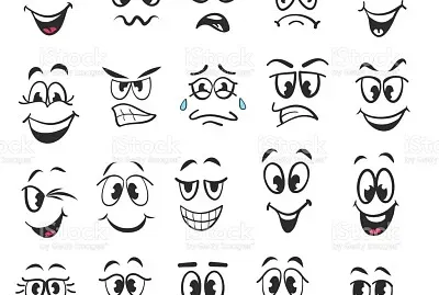 Emoticons cartoon face icons jigsaw puzzle