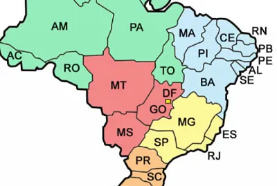 Mapa Brasileiro jigsaw puzzle