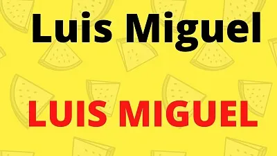 luis miguel jigsaw puzzle