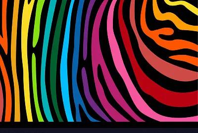 colorful horizontal abstract