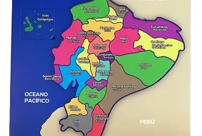 MAPA POLÍTICO DEL ECUADOR jigsaw puzzle