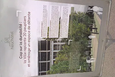 Neuchâtel plan esplanade Beaulec