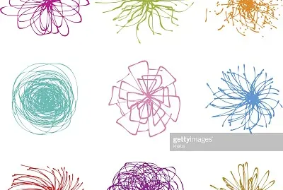 פאזל של colorful doodles