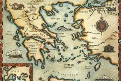 Mapa da Grécia Antiga