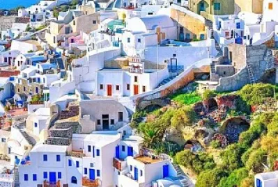 פאזל של Santorini