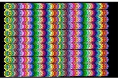 rainbow tube abstract