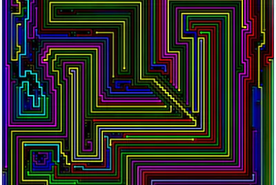 computer generated grid art