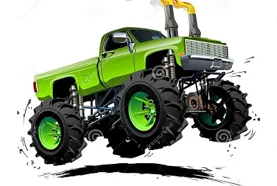 Cartoon Monster Truck 4