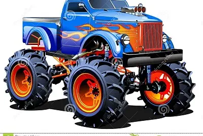 Cartoon Monster Truck 5
