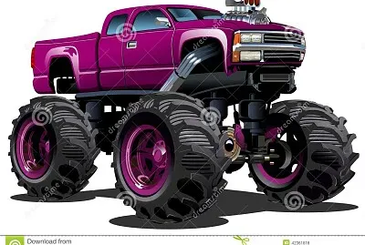 Cartoon Monster Truck 6