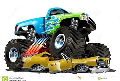 Cartoon Monster Truck.