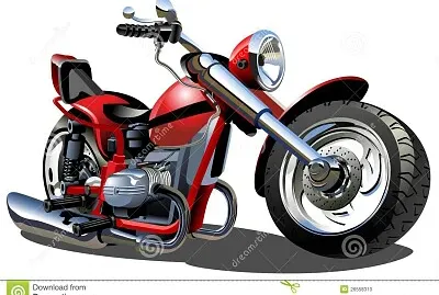 Cartoon Motorcycle 2