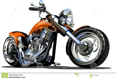 Cartoon Motorcycle 3