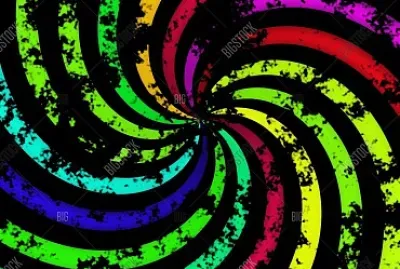 dark colorful twirl