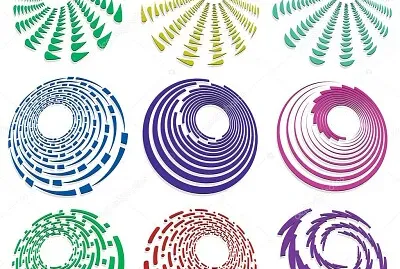 colorful swirls and twirls