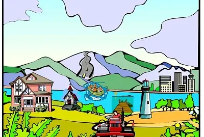 פאזל של paisaje natural y cultural