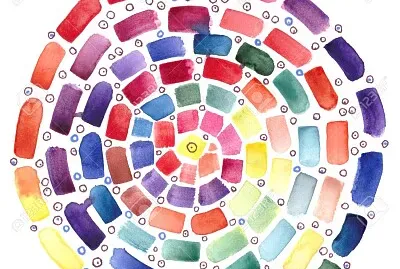 water color spiral