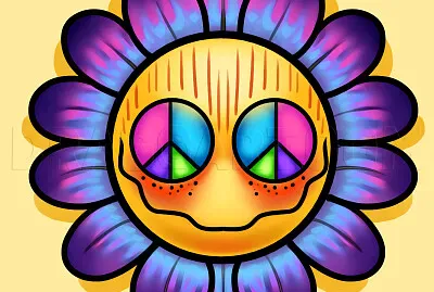Hippy Smiley Face