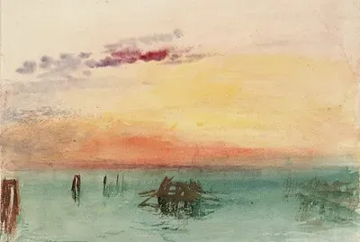 Turner tramonto in laguna