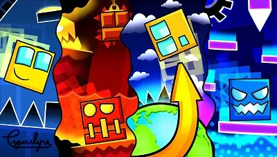 geometry dash poster