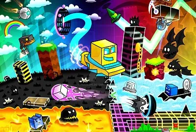 geometry dash poster