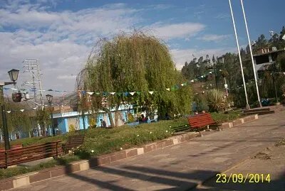 la plaza de armas de pacucha