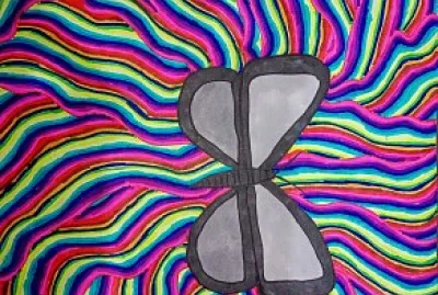 פאזל של Figura simple fondo complejo