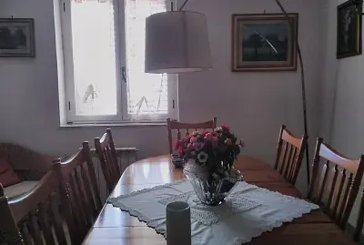 sala da pranzo del piano di sopra