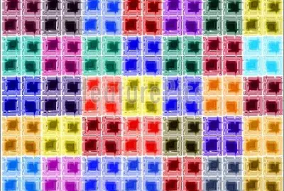 colored cubes