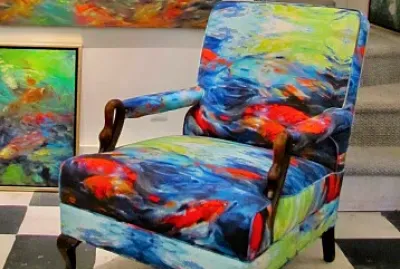 Koi Party Art Chair