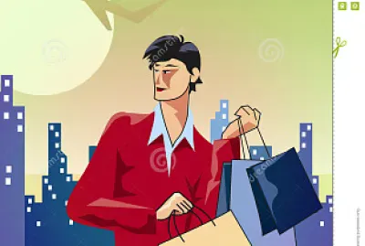 Shopping Man jigsaw puzzle