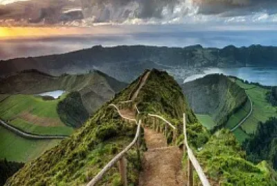 Caminho na montanha