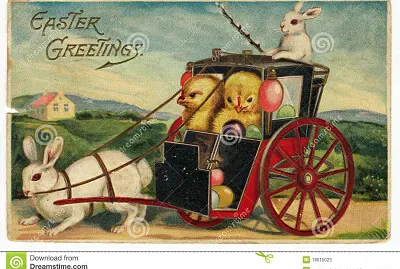 vintage Easter postcard