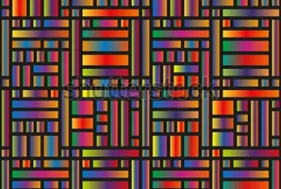 multicolored grid