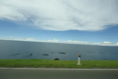 lago titicaca lado peru