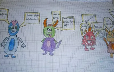 lavoro fatto dai bambini del gruppo di alternativa jigsaw puzzle