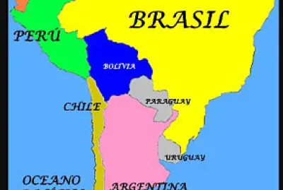 Perú y sus Limites jigsaw puzzle