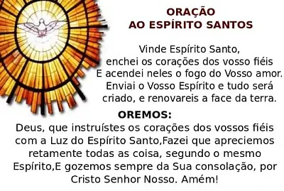 Oração Espírito Santo