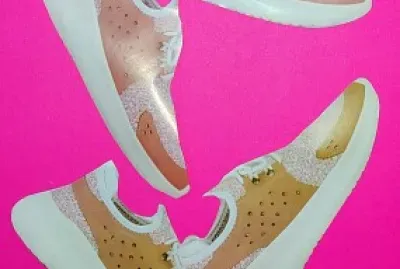 Figura fondo simple zapatillas