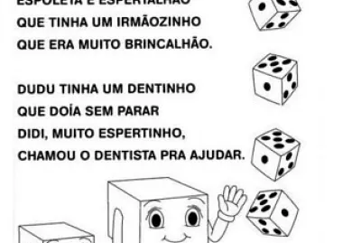 פאזל של DUDU O DADO- IMAGEM E LETRAS