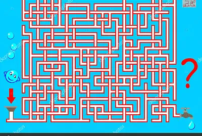 פאזל של maze puzzle