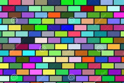 פאזל של colorful brick